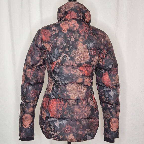 Athleta Downtown Jacket Floral Printed Down Puffer Coat - Size XXS - Picture 8 of 16